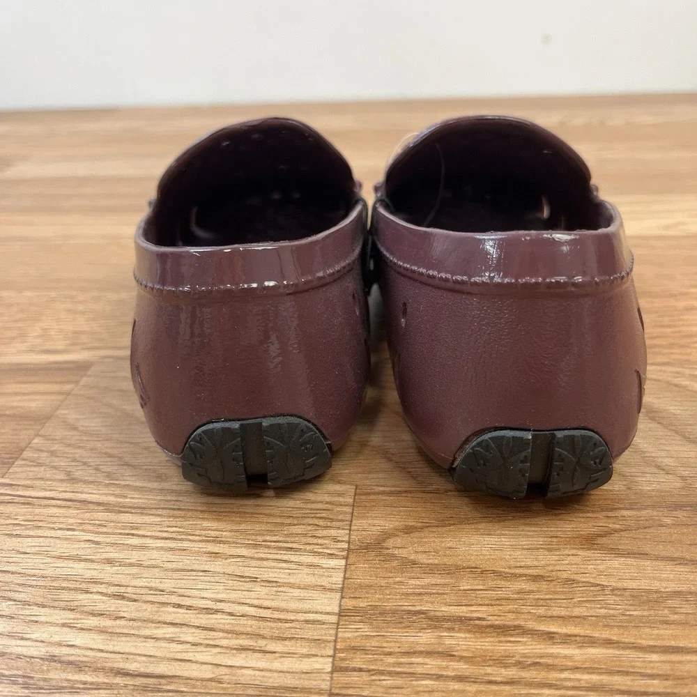 Floafers Prodigy Driver Burgundy‎ Patent  Loafers Shoes Big Kids Size 2 NEW